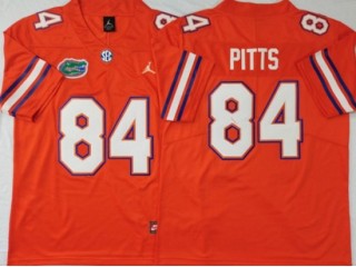 Florida Gators #84 Kyle Pitts Orange Football Jersey