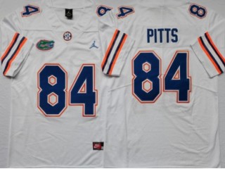 Florida Gators #84 Kyle Pitts White Football Jersey