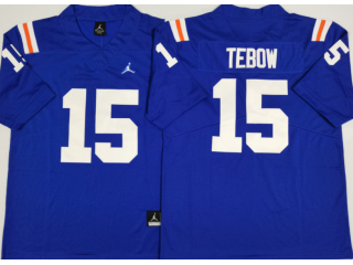 Florida Gators #15 Tim Tebow Blue Alternate Football Jersey