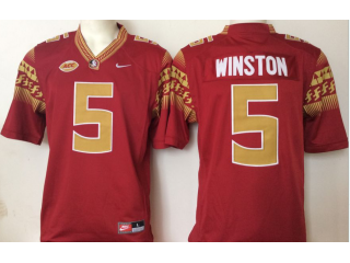 Florida State Seminoles #5 Jameis Winston Red Football Jersey