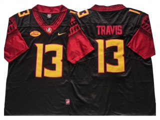 Florida State Seminoles #13 Jordan Travis Black Football Jersey