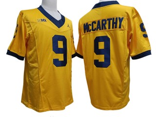 Michigan Wolverines #9 J.J. McCarthy Yellow Vapor F.U.S.E. Limited Jersey