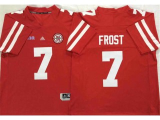 Nebraska Cornhuskers #7 Scott Frost Red Football Jersey
