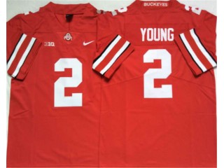 Ohio State Buckeyes #2 Chase Young Red Football Jersey