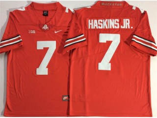Ohio State Buckeyes #7 Dwayne Haskins Jr. Red Jersey - Custom