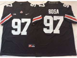 Ohio State Buckeyes #97 Joey Bosa Black/White Football Jersey