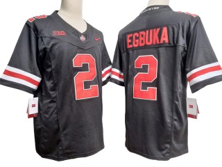 Ohio State Buckeyes #2 Emeka Egbuka Black Vapor F.U.S.E. Limited Jersey
