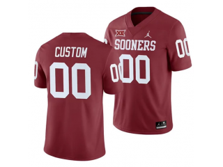 Custom Oklahoma Sooners Red Football Jersey
