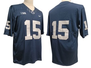 Penn State Nittany Lions #15 Navy Football Jersey