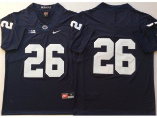 Penn State Nittany Lions #26 Navy Football Jersey
