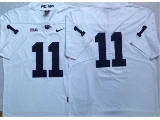 Penn State Nittany Lions #11 White Football Jersey