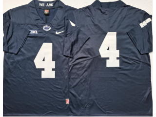 Penn State Nittany Lions #4 Navy Football Jersey