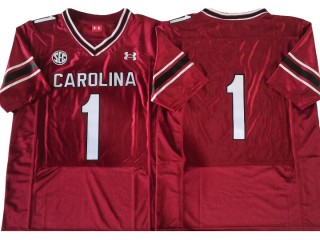 South Carolina Gamecock #1 Red College Jersey