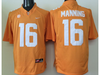 Tennessee Volunteers #16 Peyton Manning Orange Football Jersey