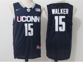 UConn Huskies #15 Kemba Walker Navy College Basketball Jersey