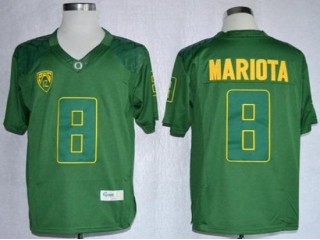 Oregon Ducks #8 Marcus Mariota Green Jersey - Custom
