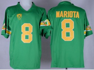 Oregon Ducks #8 Marcus Mariota Green Limited Jersey - Custom
