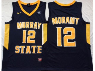 Murray State Racers #12 Ja Morant Navy Basketball Jersey