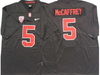 Stanford Cardinals #5 Christian McCaffrey Black Football Jersey