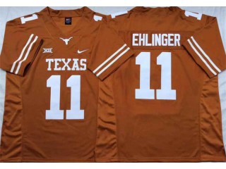 Texas Longhorns #11 Sam Ehlinger Orange Football Jersey