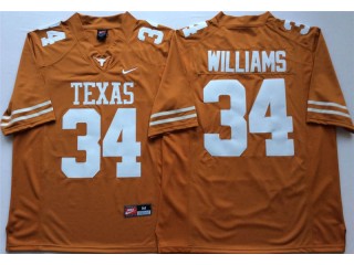 Texas Longhorns #34 Ricky Williams Orange Football Jersey