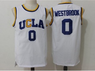 UCLA Bruins #0 Russell Westbrook White Basketball Jersey