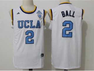 UCLA Bruins #2 Lonzo Ball White Basketball Jersey