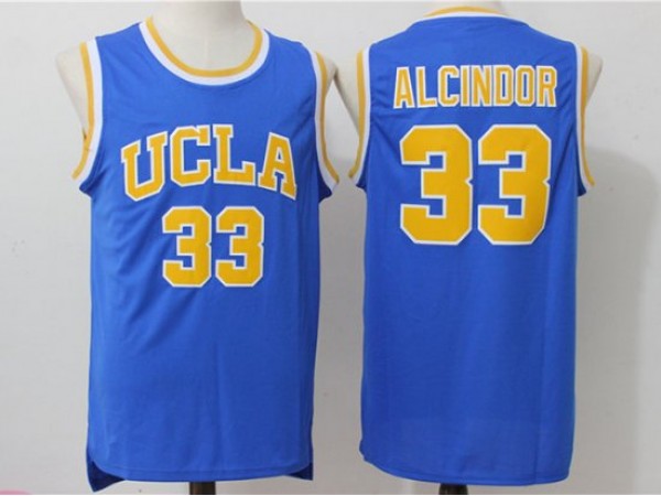 UCLA Bruins #33 Lew Alcindor Blue Basketball Jersey