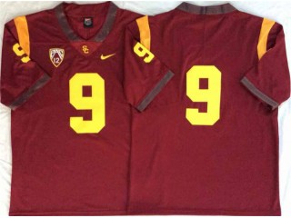 USC Trojans #9 Red College Football Jersey