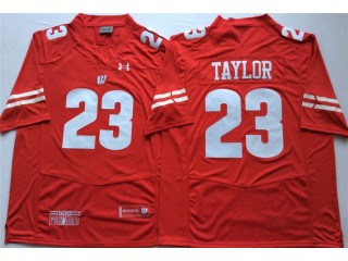 Wisconsin Badgers #23 Jonathan Taylor Red Football Jersey