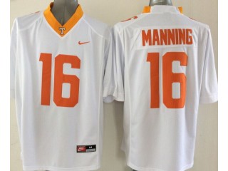 Tennessee Volunteers #16 Peyton Manning White Football Jersey