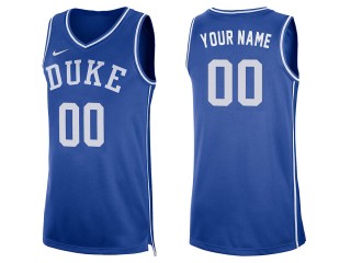 Custom Duke Blue Devils Blue College Basketball Jersey