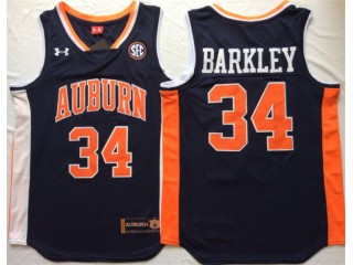 Auburn Tigers #34 Charles Barkley Navy Basketball Jersey - Custom