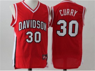 Davidson Wildcats #30 Stephen Curry Red Basketball Jersey