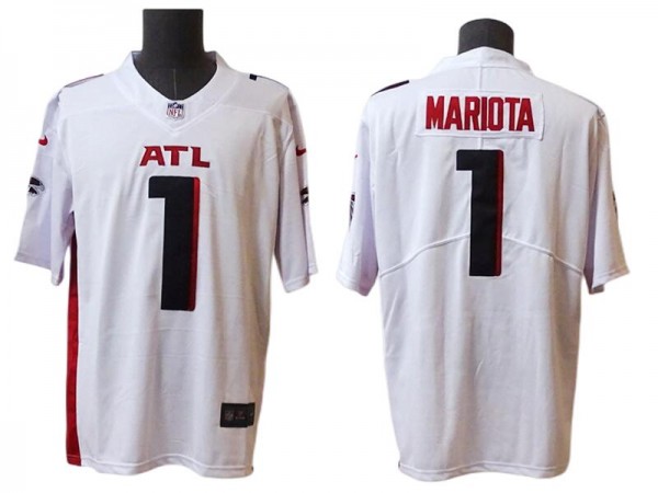Atlanta Falcons #1 Marcus Mariota White Vapor Limited Jersey