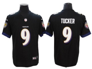 Baltimore Ravens #9 Justin Tucker Black Vapor Untouchable Limited Jersey