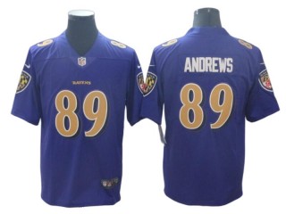 Baltimore Ravens #89 Mark Andrews Purple Color Rush Vapor Limited Jersey