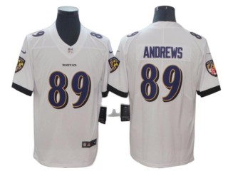 Baltimore Ravens #89 Mark Andrews White Vapor Untouchable Limited Jersey