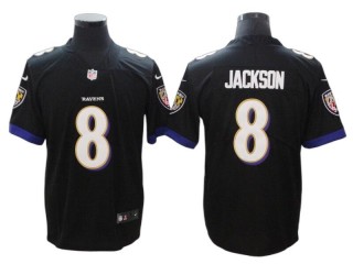 Baltimore Ravens #8 Lamar Jackson Black Vapor Untouchable Limited Jersey