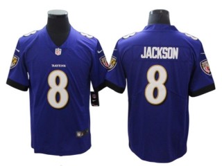 Baltimore Ravens #8 Lamar Jackson Purple Vapor Untouchable Limited Jersey
