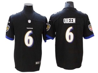 Baltimore Ravens #6 Patrick Queen Black Vapor Untouchable Limited Jersey