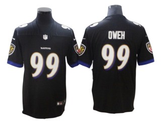 Baltimore Ravens #99 Odafe Oweh Black Vapor Limited Jersey