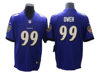 Baltimore Ravens #99 Odafe Oweh Purple Vapor Limited Jersey