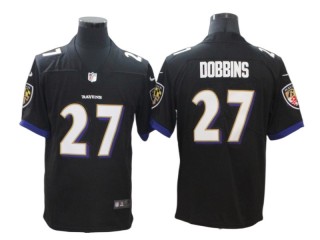 Baltimore Ravens #27 J.K. Dobbins Black Vapor Untouchable Limited Jersey