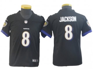 Youth Baltimore Ravens #8 Lamar Jackson Vapor Limited Jersey