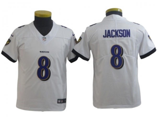 Youth Baltimore Ravens #8 Lamar Jackson Vapor Limited Jersey