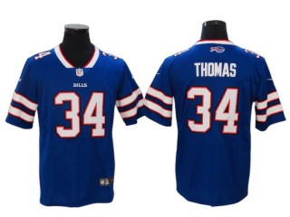 Buffalo Bills #34 Thurman Thomas Royal Vapor Untouchable Jersey