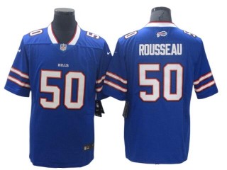 Buffalo Bills #50 Greg Rousseau Blue Vapor Limited Jersey