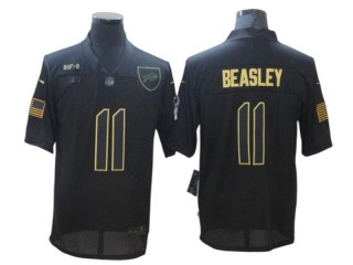 Buffalo Bills #11 Cole Beasley Black Salute To Service Limited Jersey