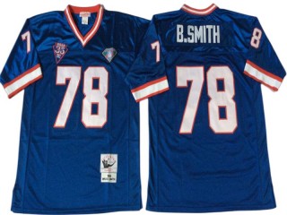 M&N Buffalo Bills #78 Bruce Smith Blue 1994 Legacy Jersey